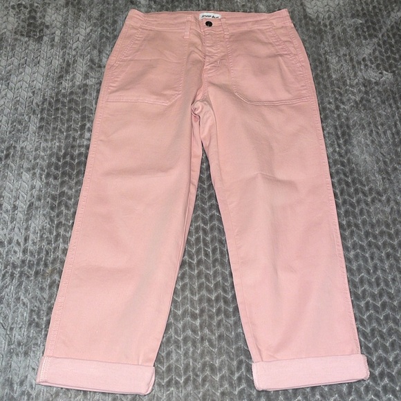 STUDIO BLUE Sophia Relaxed Utility Pocket Pants Light Pink - Size 30. - Picture 8 of 12